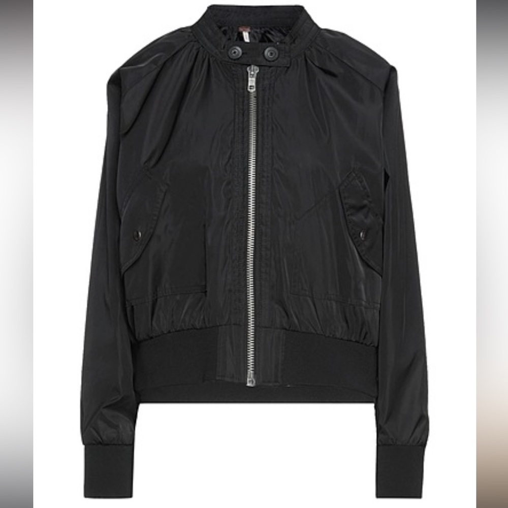 Free People Female Jacket Black Size XS Polyester